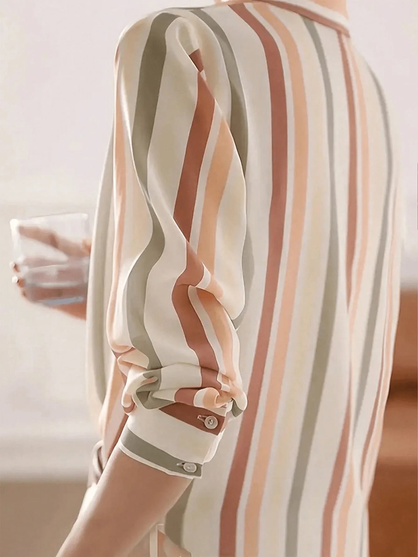 New Loose Fit Long Sleeve Women Blouse Solid Color Shirt Casual Spring