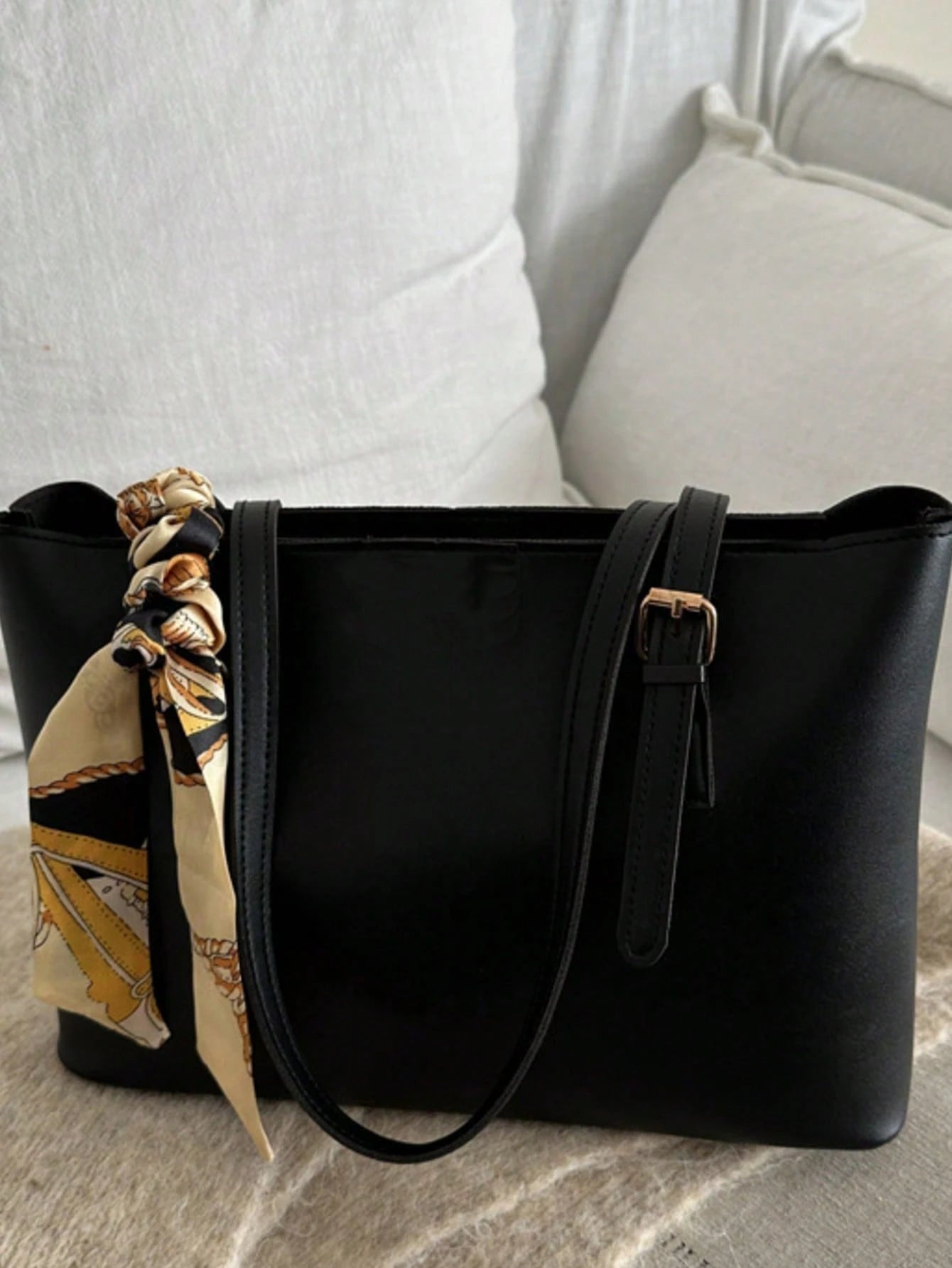 New Luxury Solid Color High-End Versatile Women Shoulder Tote Bag,Business Professional Women