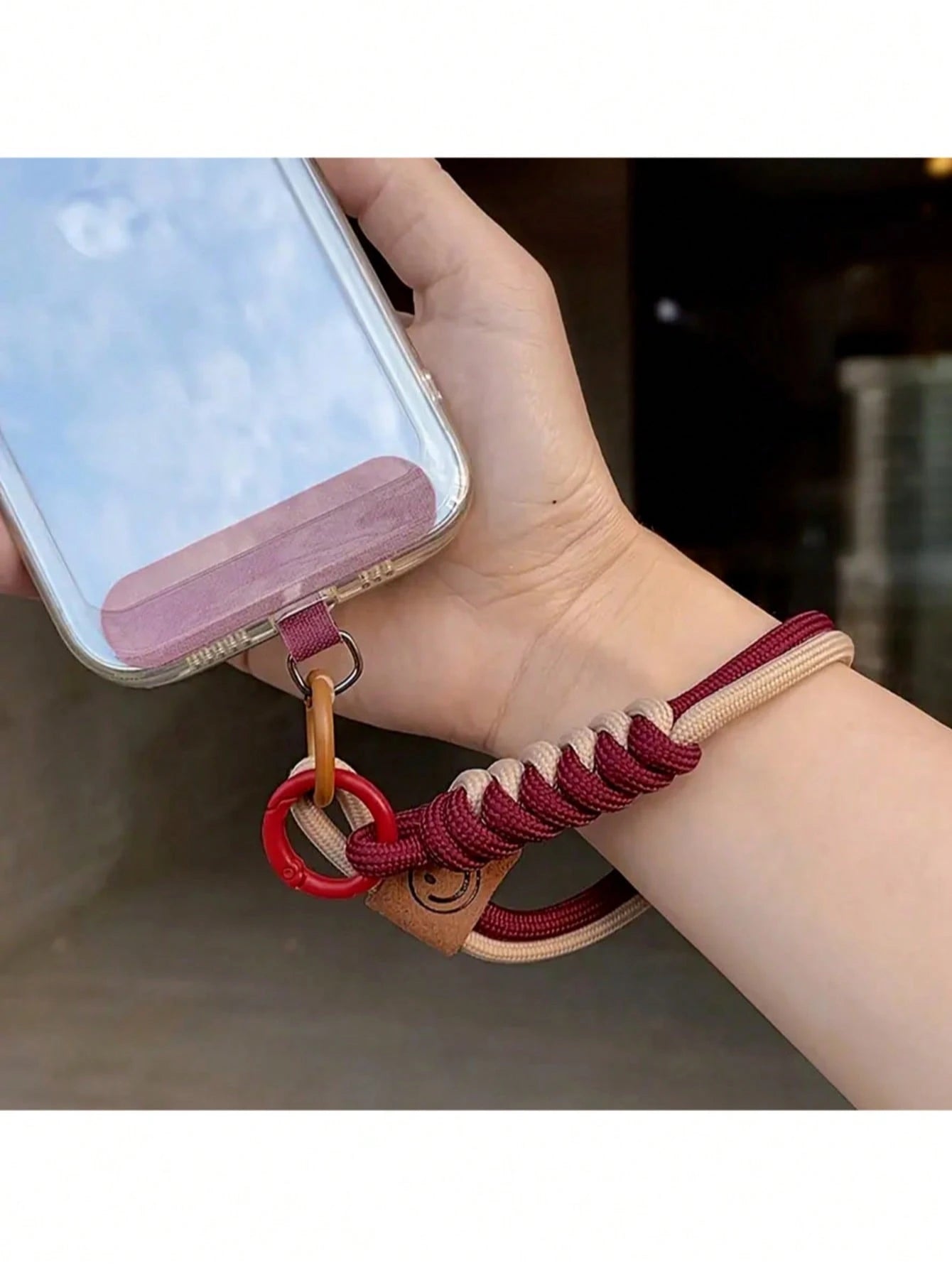 New Universal Phone Lanyard Wristlet, Woven Nylon Phone Strap Bracelet, Sturdy Phone Neck Strap With Card Holder Accessory Gifts For Mother, Family, Friends, Birthday, Holiday Phone Charm, Phone Chain