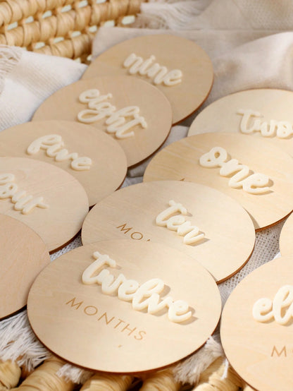Newborn Age Photography Props Set, Minimalist Round Design