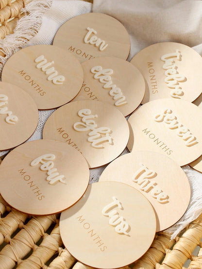 Newborn Age Photography Props Set, Minimalist Round Design