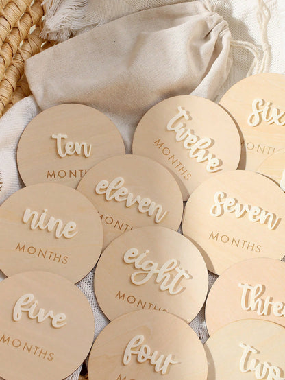 Newborn Age Photography Props Set, Minimalist Round Design