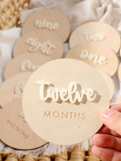 Newborn Age Photography Props Set, Minimalist Round Design