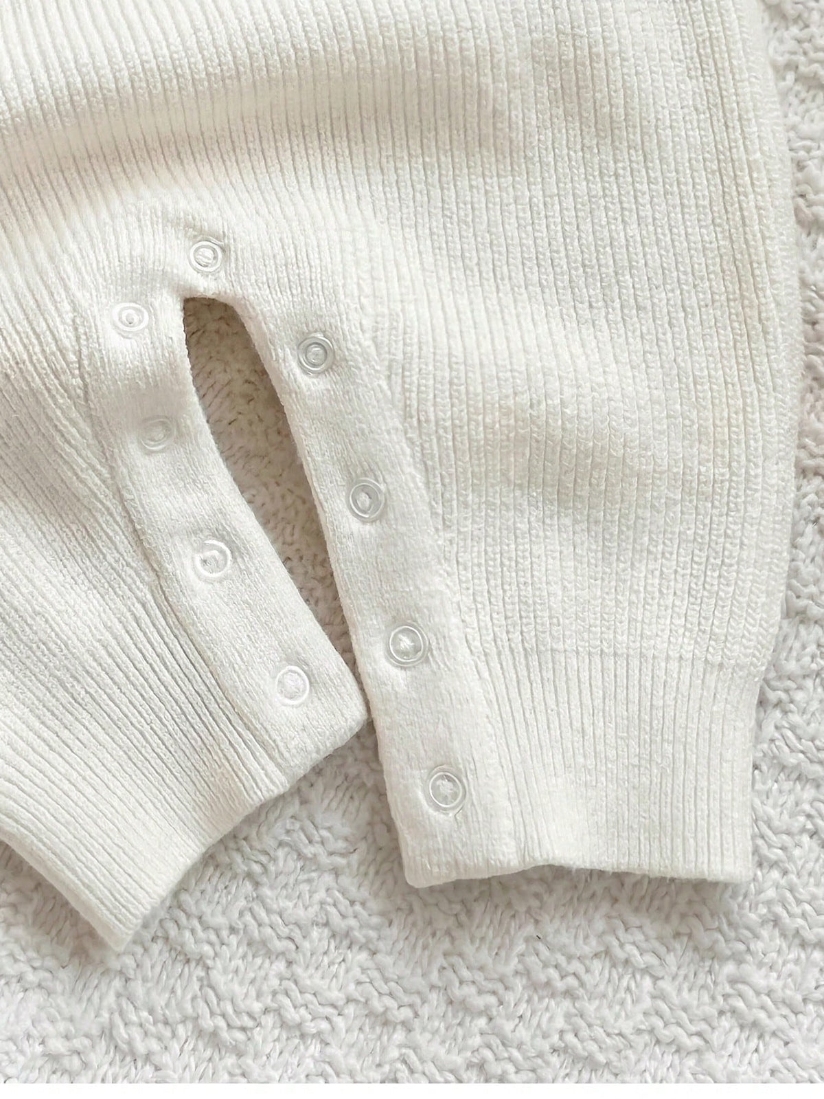 Newborn Baby Boy Cartoon Pattern Patchwork Casual Daily Knit Autumn Jumpsuit
