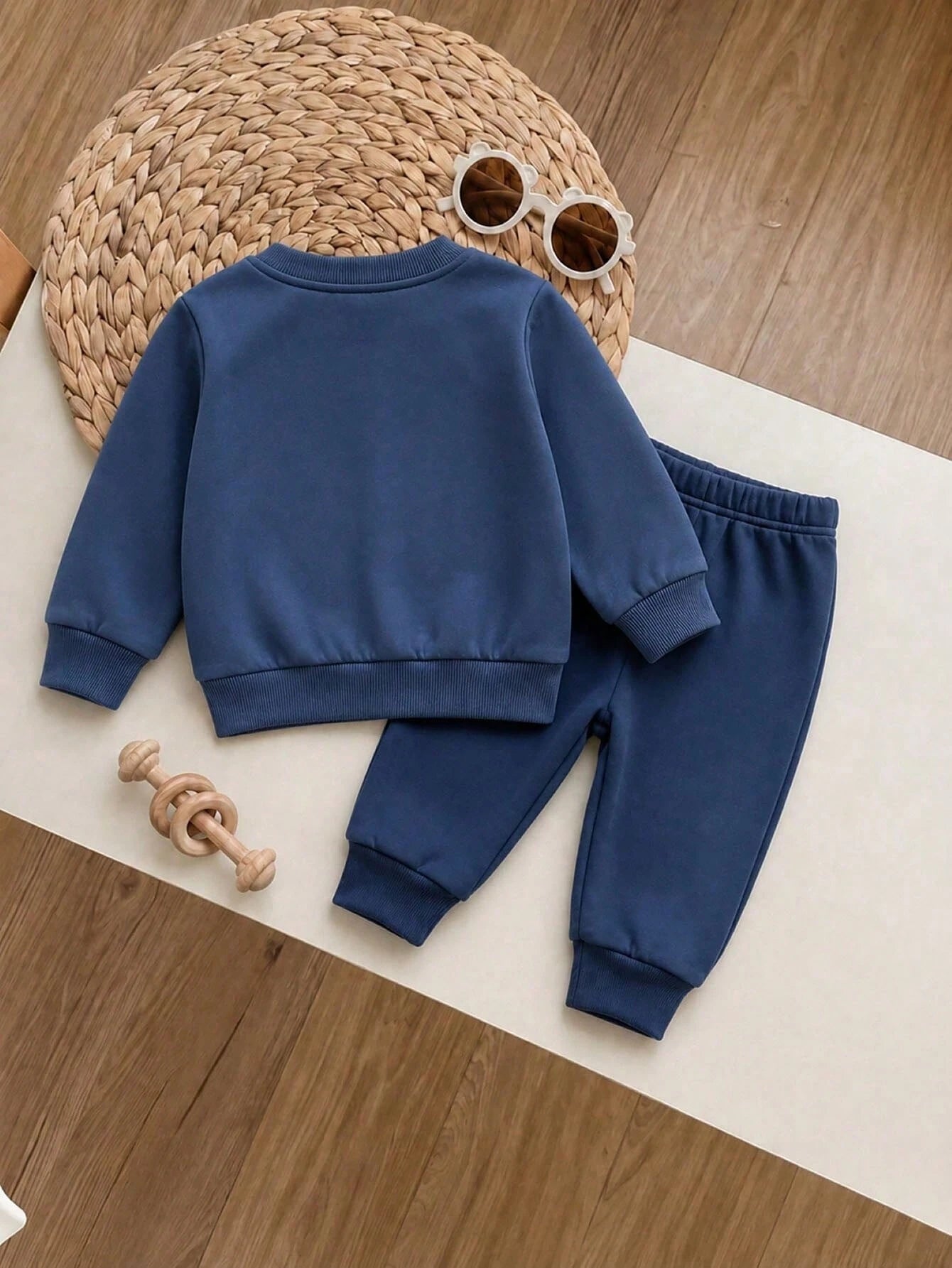 Newborn Baby Knight Pattern Long Sleeve Top And Pants Casual Daily Outfit Set