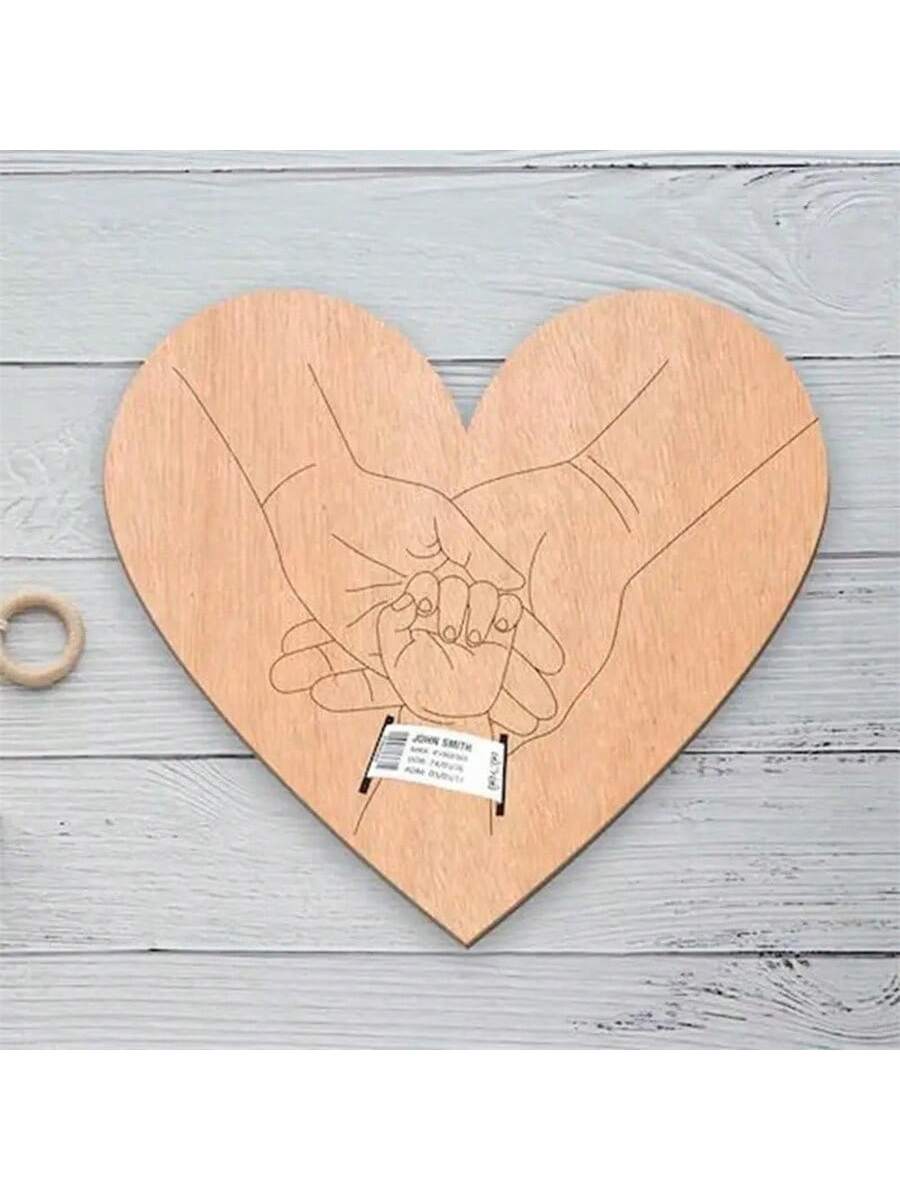 Newborn Hospital Bracelet Engraved Keepsake Holder, Personalized Baby Gift, Laser-Cut Wood Fiber Board, Memorial Pregnancy Wristband