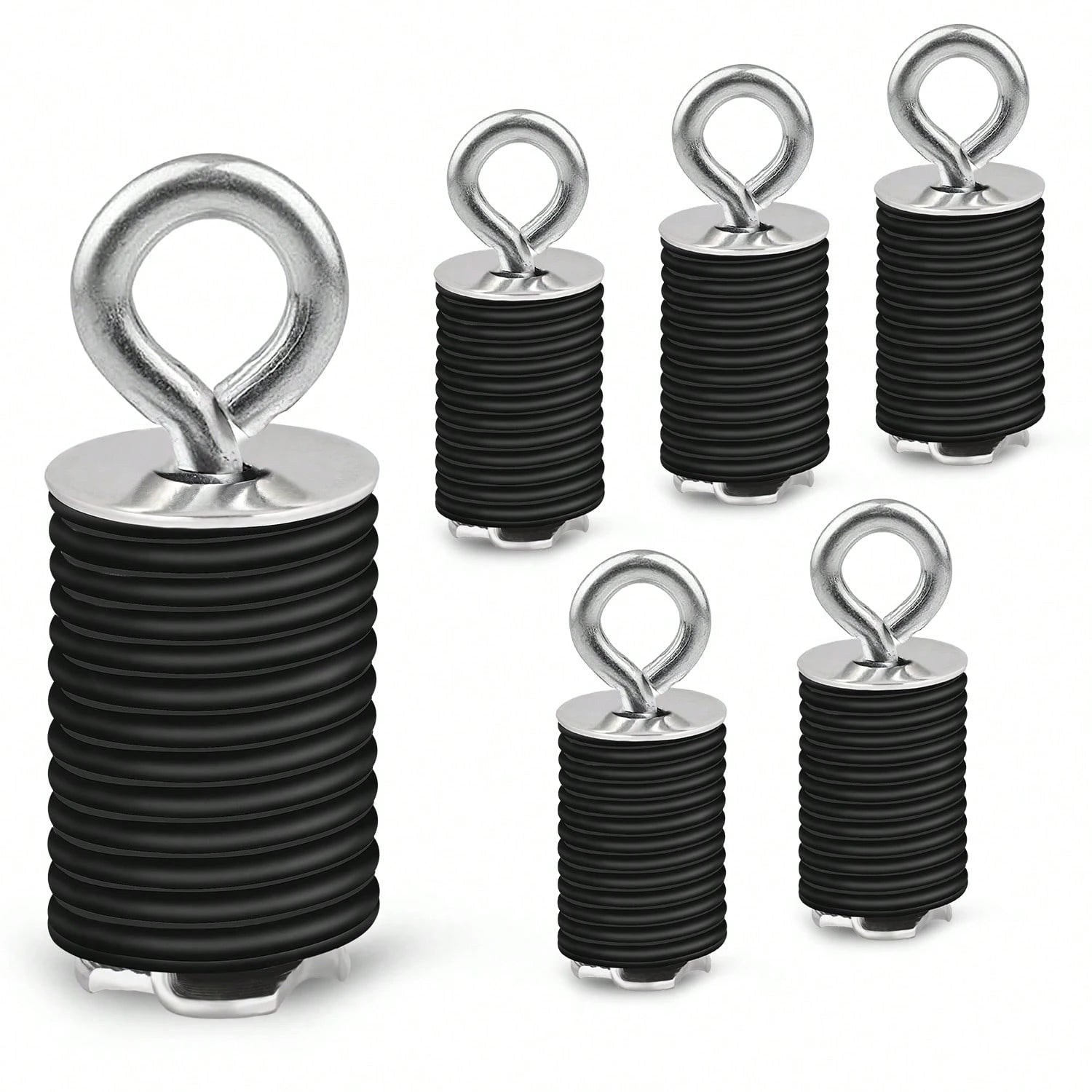 Nilight Tie Down Anchors, ATV Anchors Compatible With Polaris RZR 900 1000 XP Turbo Sportsman 450 570 850 ACE 500 570 EPS 900 XC-DO NOT FIT Ranger And General Black (Set Of 6)