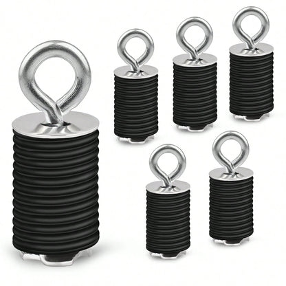 Nilight Tie Down Anchors, ATV Anchors Compatible With Polaris RZR 900 1000 XP Turbo Sportsman 450 570 850 ACE 500 570 EPS 900 XC-DO NOT FIT Ranger And General Black (Set Of 6)