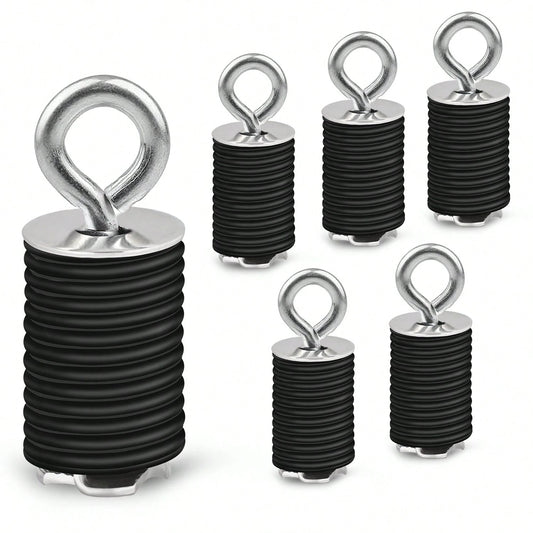 Nilight Tie Down Anchors, ATV Anchors Compatible With Polaris RZR 900 1000 XP Turbo Sportsman 450 570 850 ACE 500 570 EPS 900 XC-DO NOT FIT Ranger And General Black (Set Of 6)