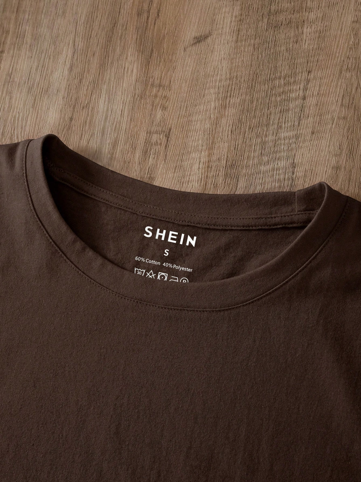 NostaNoir Solid Round Neck Tee