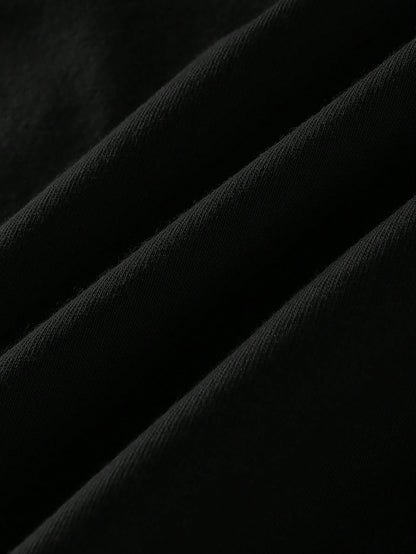 NostaNoir Solid Round Neck Tee