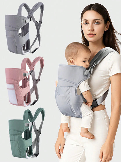 Oaoleer 1PC Baby Carrier, Front & Back Carry, Baby Sling Carrier Portable Newborn Toddler,Child Infant Baby Carrier-Child Carrier Sling,Lightweight Breathabl