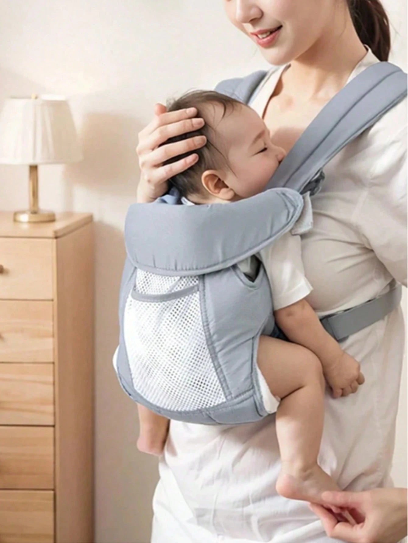 Oaoleer 1PC Baby Carrier, Front & Back Carry, Baby Sling Carrier Portable Newborn Toddler,Child Infant Baby Carrier-Child Carrier Sling,Lightweight Breathabl