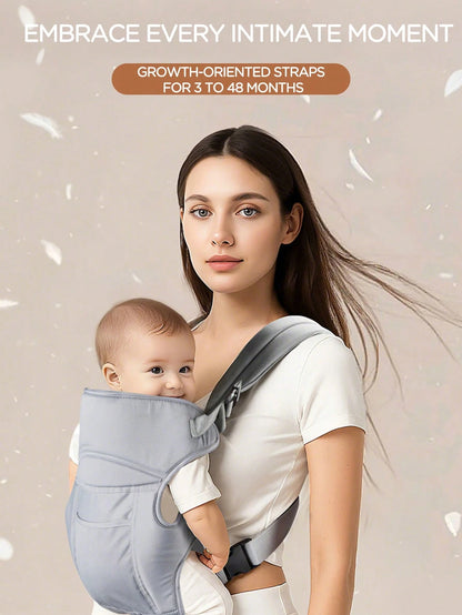 Oaoleer 1PC Baby Carrier, Front & Back Carry, Baby Sling Carrier Portable Newborn Toddler,Child Infant Baby Carrier-Child Carrier Sling,Lightweight Breathabl