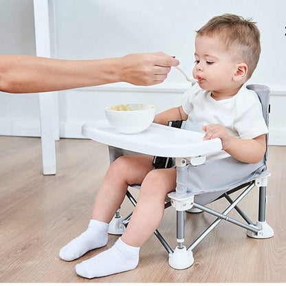 Oaoleer Portable Baby Seat Travel| Compact Fold With Straps For Indoor/Outdoor Use| Great For Camping, Beach, Lawn|Toddlers, Kids, Boys, Girls