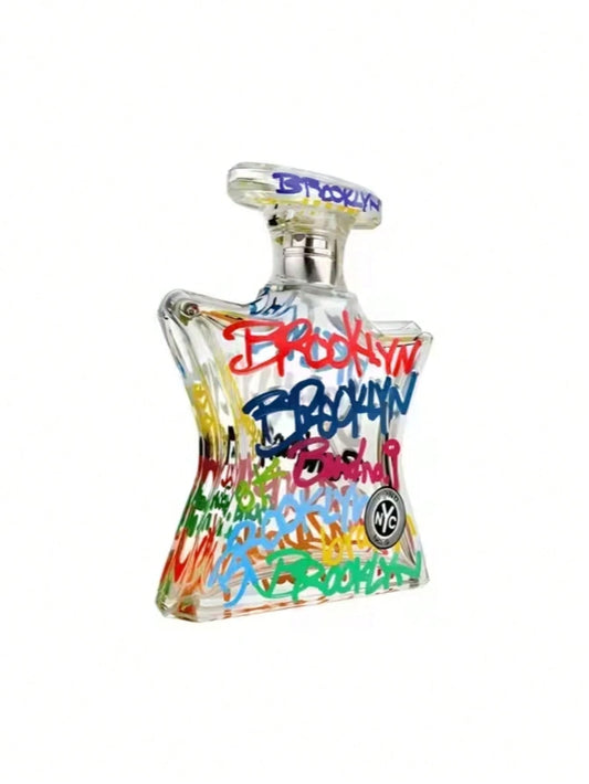 OASISEVEN B0ND N0.9 Brooklyn Graffiti Eau De Parfum Long Lasting Unisex Fragrance Colorful Graffiti Bottle Daily Casual Perfume 100ml