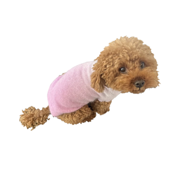 Ombre Angora Dog Sweater - Lilac