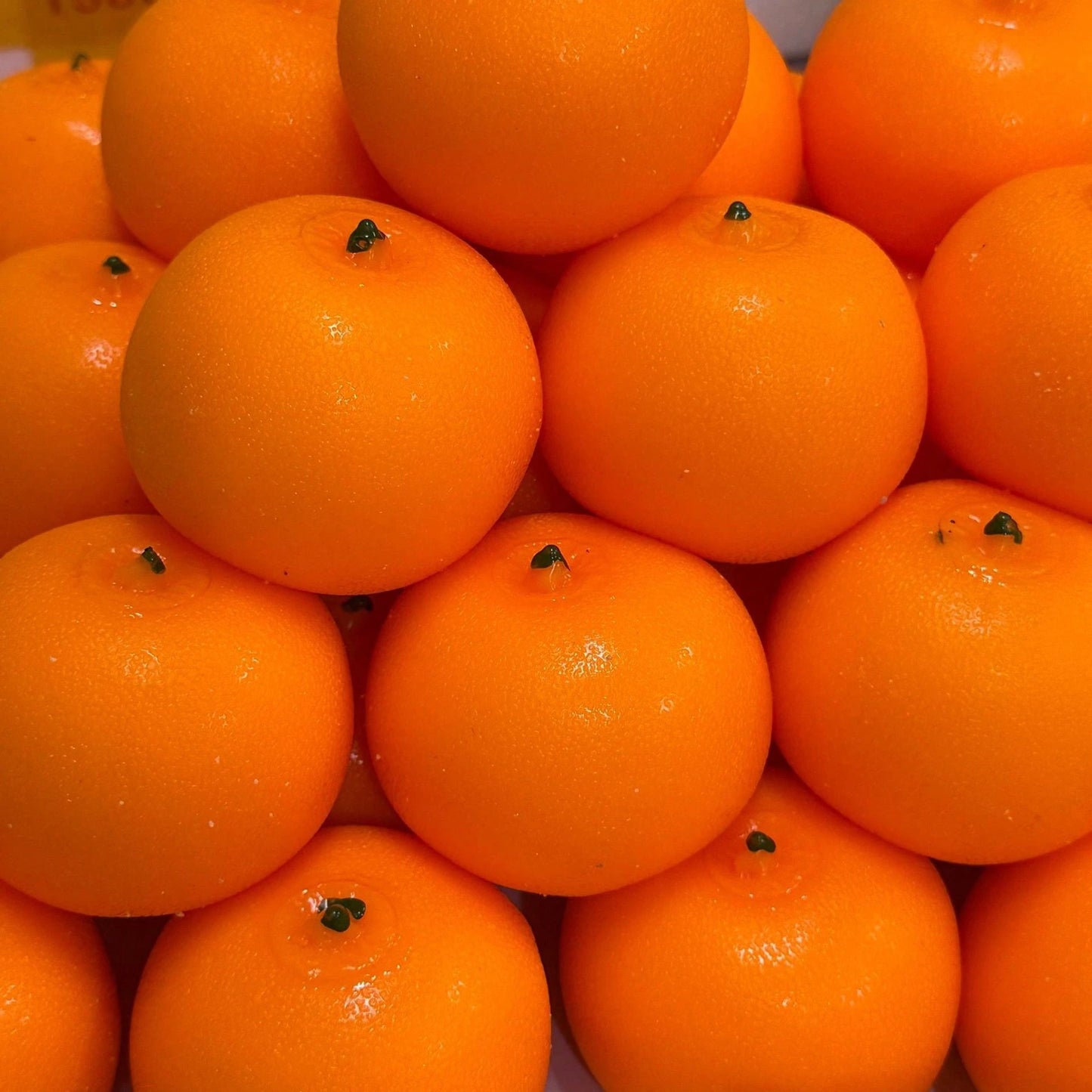 Orange Handmade Squeeze Ball, Purely Handmade DIY Crunchy Stress Relief Ball, Sensory Fidget Toy For Anxiety Relief, Novelty Birthday Gift