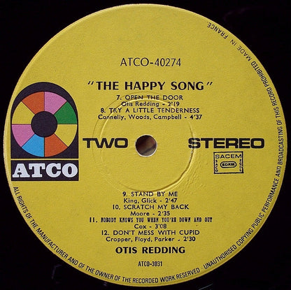 Otis Redding - The Happy Song (1972 German Comp)