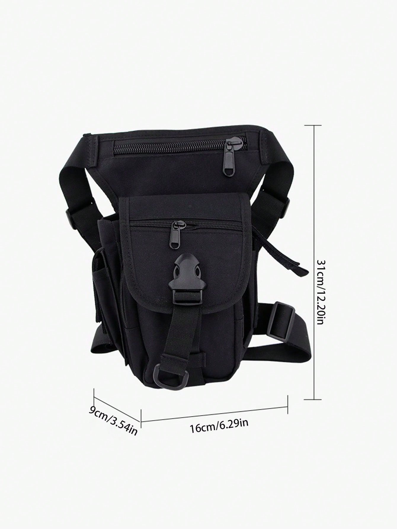 Outdoor Sports Photography Single-Shoulder Crossbody Bag, Waterproof Motorcycle Lure Leg Bag, Oxford Fabric Tactical Waist Bag, Women's Leg Bag