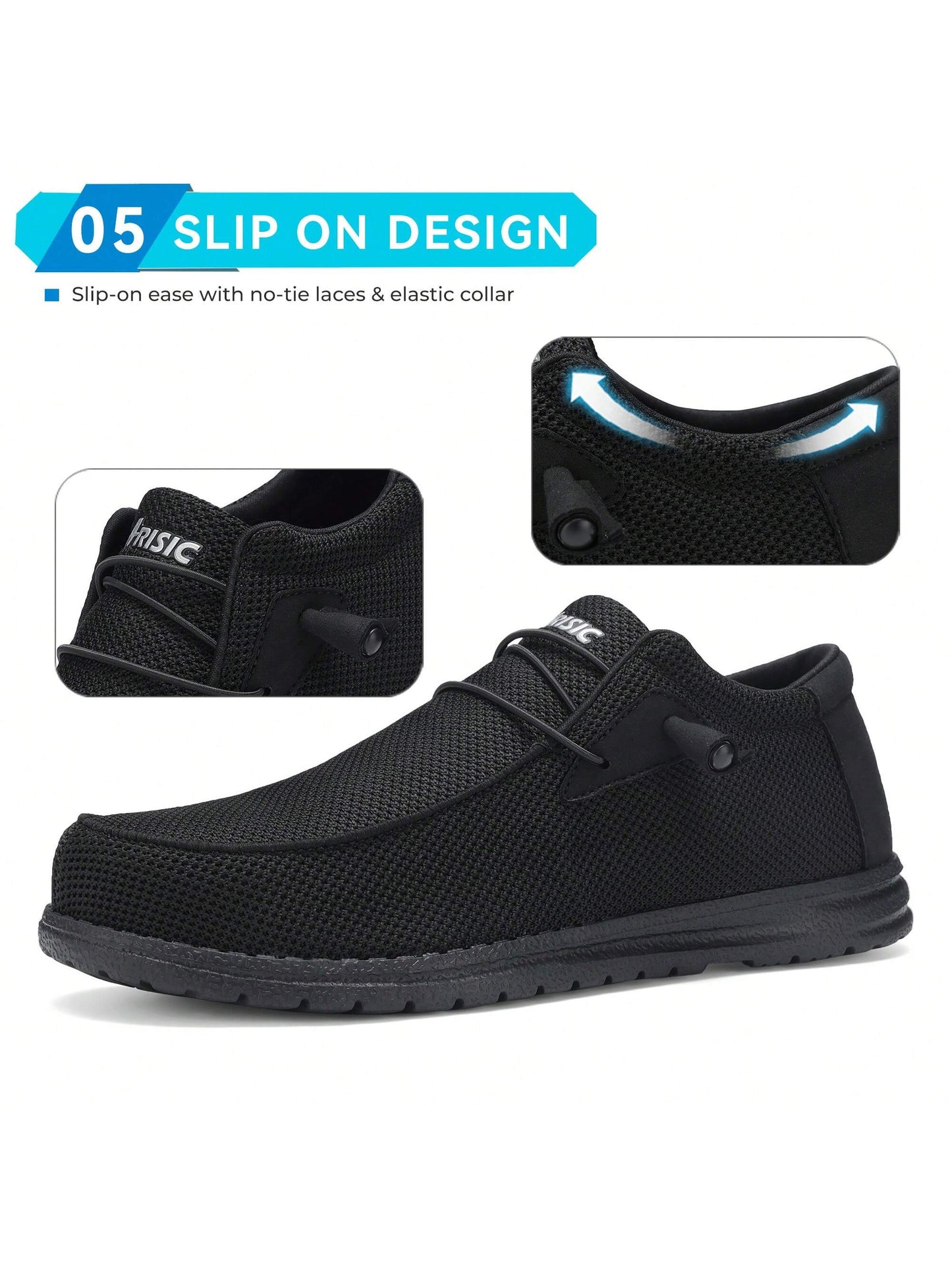 OZLOOK Safety Work Shoes For Men Lightweight Breathable Steel Toe  Shoes Slip Resistant Indestructible Construction Shoes Roofing Shoes