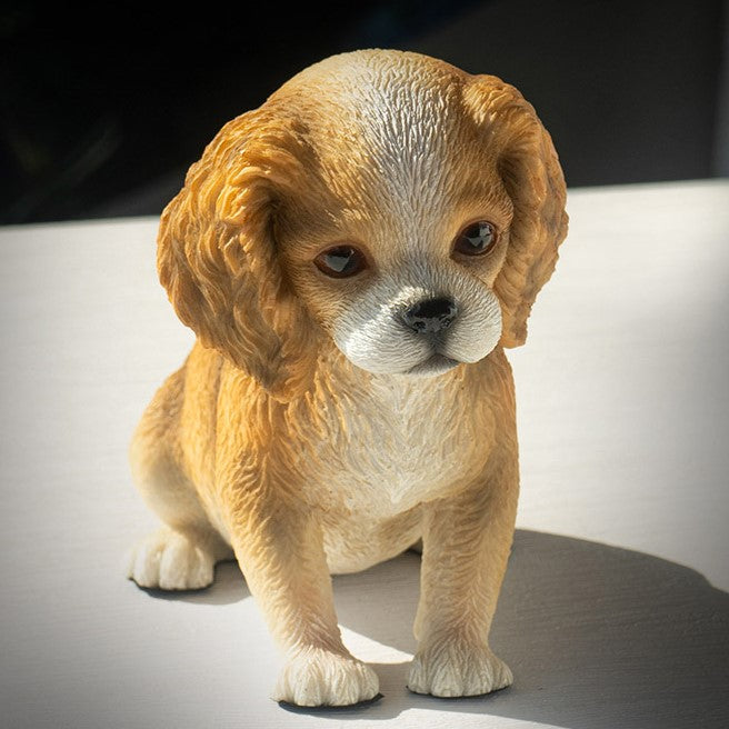 Pacific Giftware - King Charles Spaniel Puppy Dog Figurine 15933