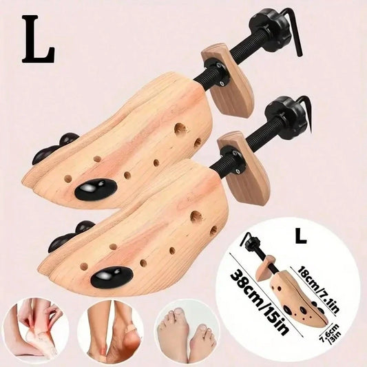 Pair Of Premium Professional 4-Way Shoe Trees, Shoe Stretcher For Men Or Women