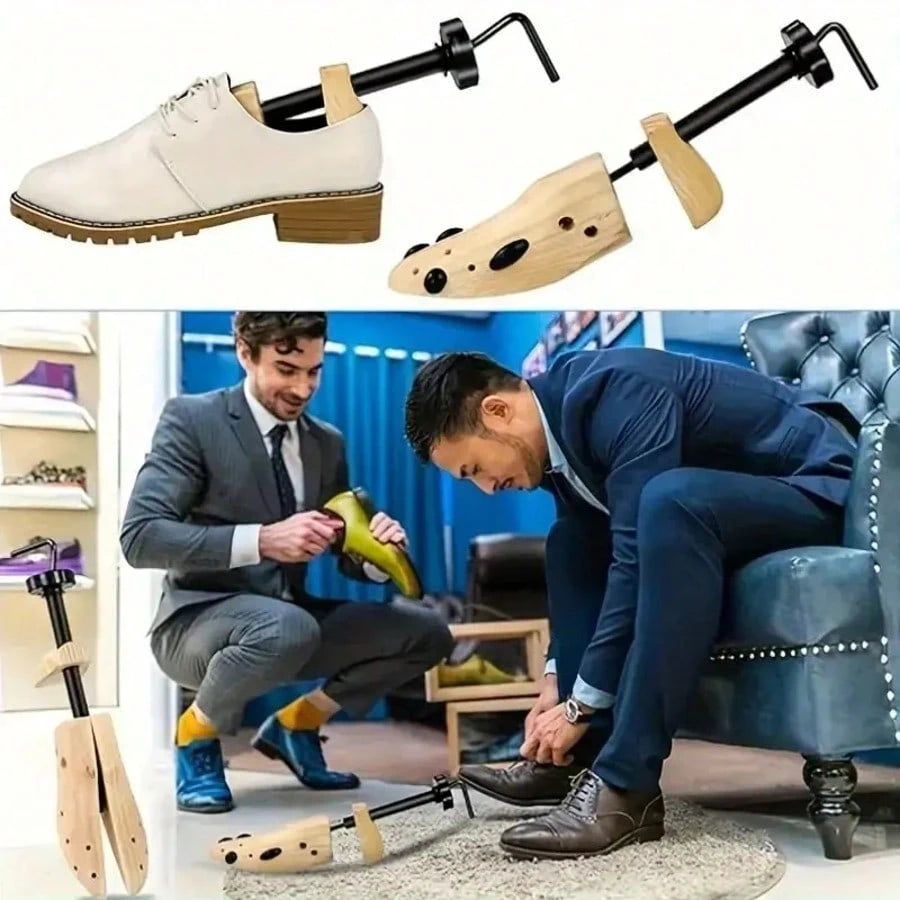 Pair Of Premium Professional 4-Way Shoe Trees, Shoe Stretcher For Men Or Women
