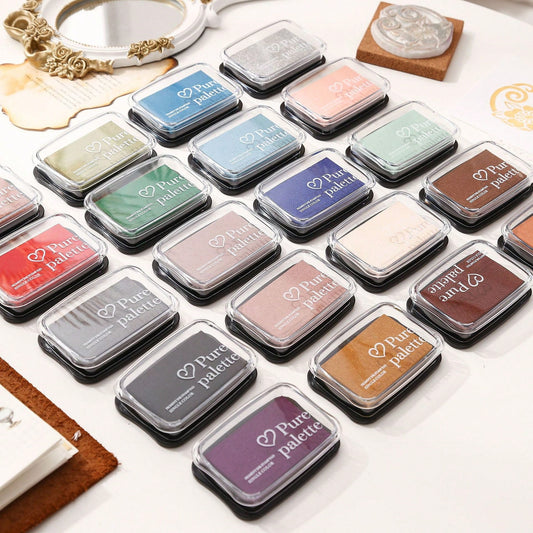Permanent Fabric Ink Pad, Handmade Fingerprint Ink Pad, DIY Washable Ink Pad, Suitable For Paper And Wood Crafts