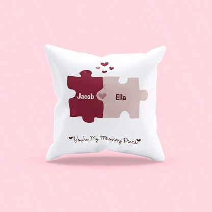 Personalized Valentine's Day Throw Pillowcase With Name, Custom Gift For Valentine's Day, Personalized Valentine's Day Gifts Gifts For Women Men, Ideal Gifts For Valentine's Day, Girlfriend Boyfriend