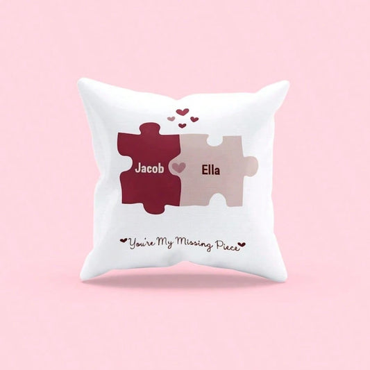 Personalized Valentine's Day Throw Pillowcase With Name, Custom Gift For Valentine's Day, Personalized Valentine's Day Gifts Gifts For Women Men, Ideal Gifts For Valentine's Day, Girlfriend Boyfriend