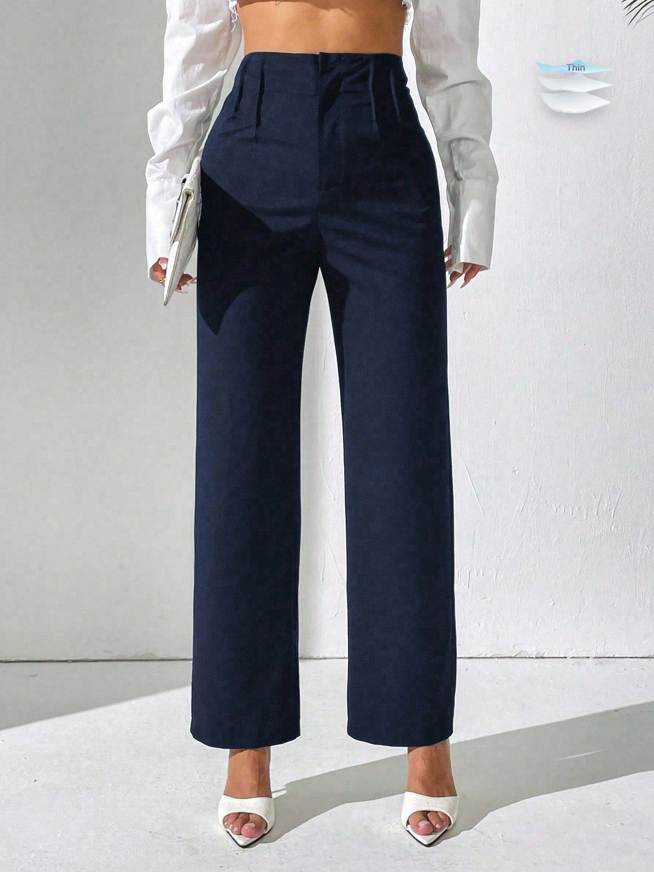 PETITE Ladies" Solid Color Casual Daily Wear Straight-Legged Pants Fall Cloth For Women,Petite Women