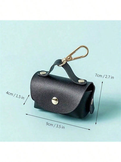 PETSIN Portable Leather Dog Waste Poop Bag Dispenser/ Pet Disposal Holder, Multi-Color For Cross-Border
