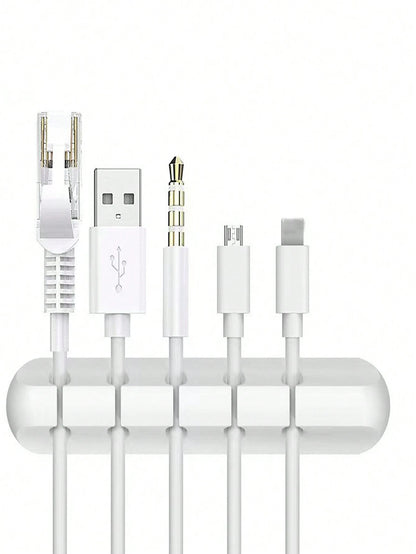 Phone Charging Cable Organizer, Wire Clips Holder For Desk, Data Cable Earphone Binder Desktop Tidy Accessories