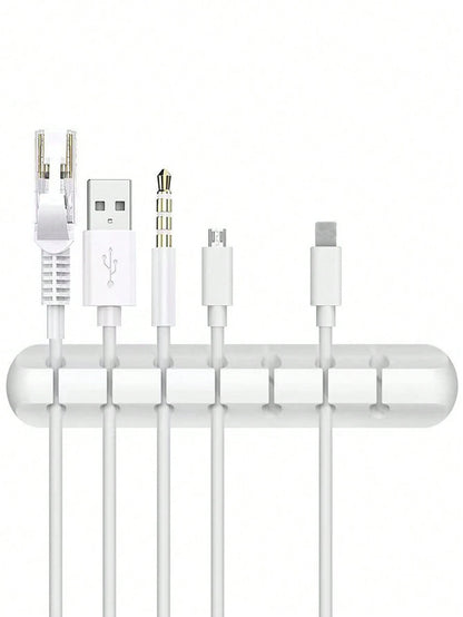 Phone Charging Cable Organizer, Wire Clips Holder For Desk, Data Cable Earphone Binder Desktop Tidy Accessories