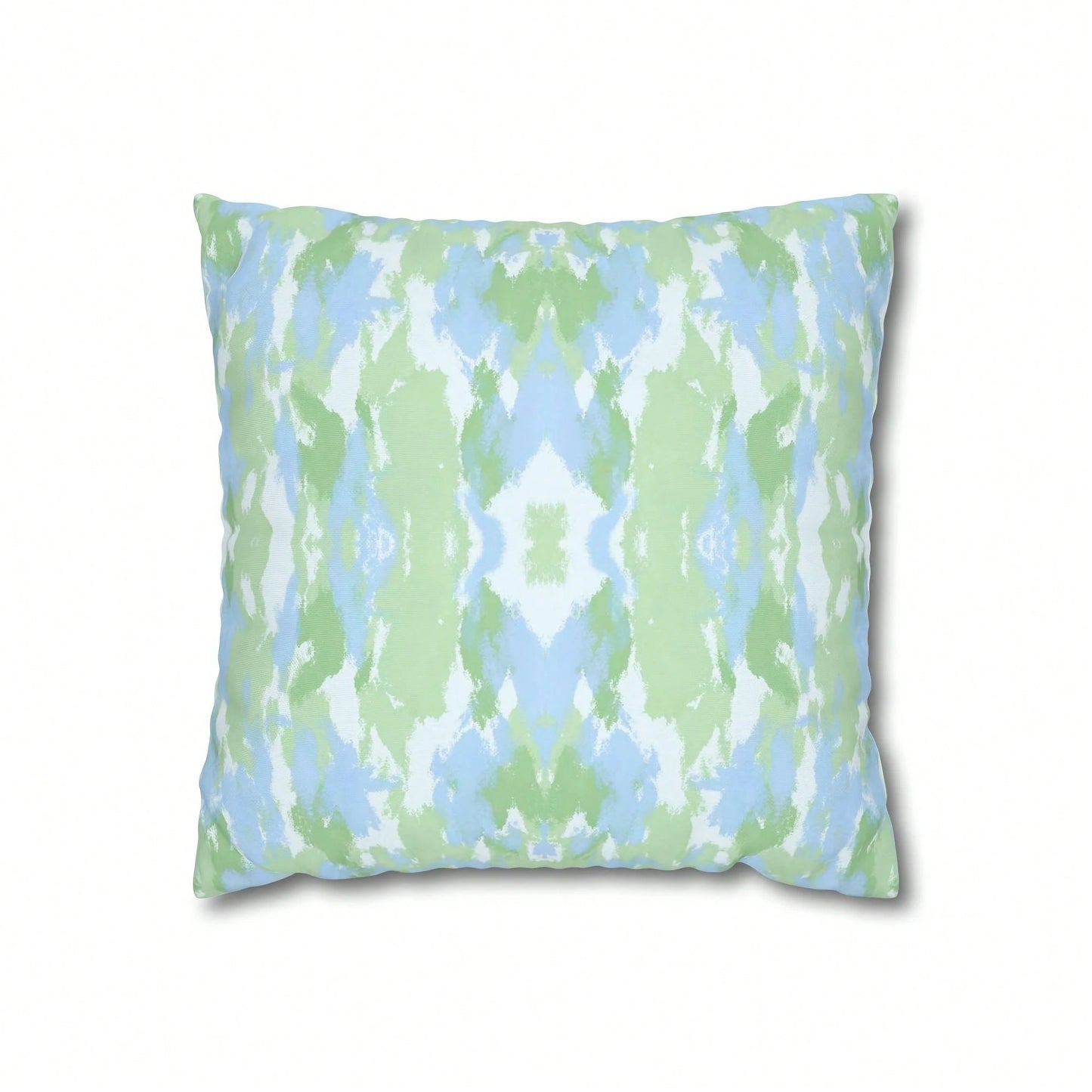 [Pillow Cover]Blue And Green Abstract Pillow Cover Dorm Dr For College Girls Home And Apartt Dr Tow Pillows For Couch(Pillow Core Not Included)