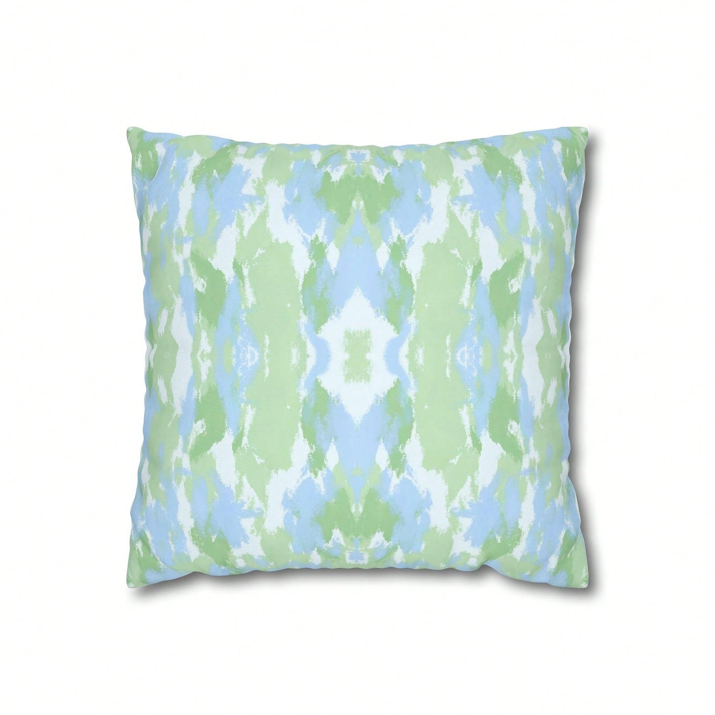 [Pillow Cover]Blue And Green Abstract Pillow Cover Dorm Dr For College Girls Home And Apartt Dr Tow Pillows For Couch(Pillow Core Not Included)