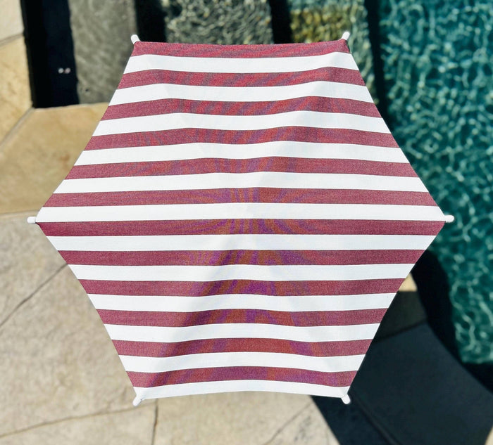 Plant Cabana: Burgundy Stripe