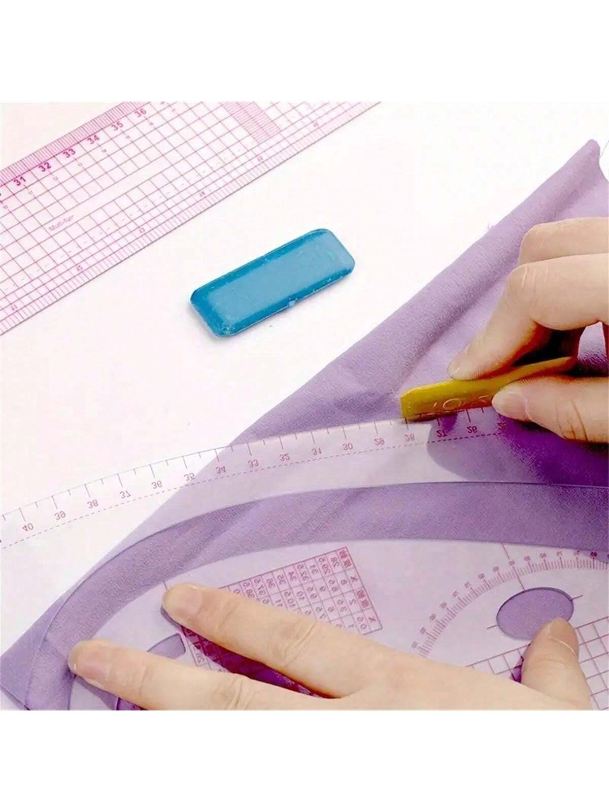 Plastic Soft Ruler-French Curve Metric Ruler Set Sewing Measure Dressmaking TailorDrawing Template Craft Tool French Metric Ruler Curve Ruler SewingRuler Dressmaking Tailor Tool Sewing Tools Tailor Ru