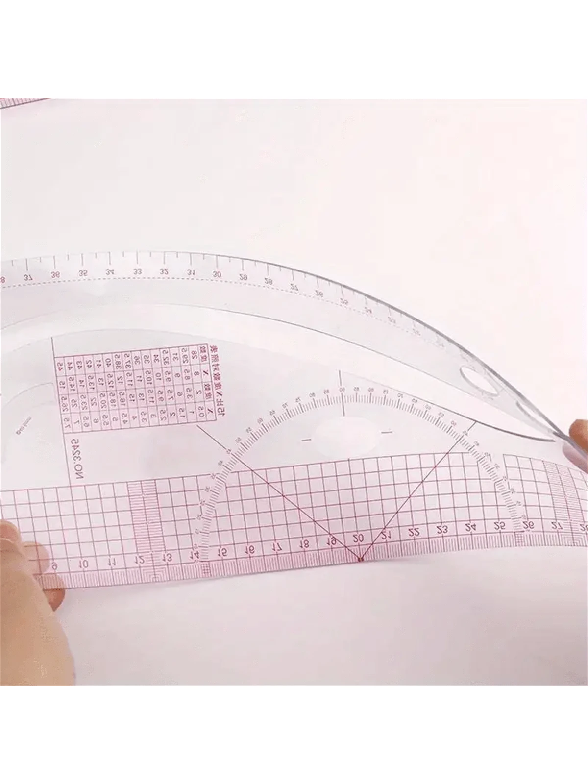 Plastic Soft Ruler-French Curve Metric Ruler Set Sewing Measure Dressmaking TailorDrawing Template Craft Tool French Metric Ruler Curve Ruler SewingRuler Dressmaking Tailor Tool Sewing Tools Tailor Ru