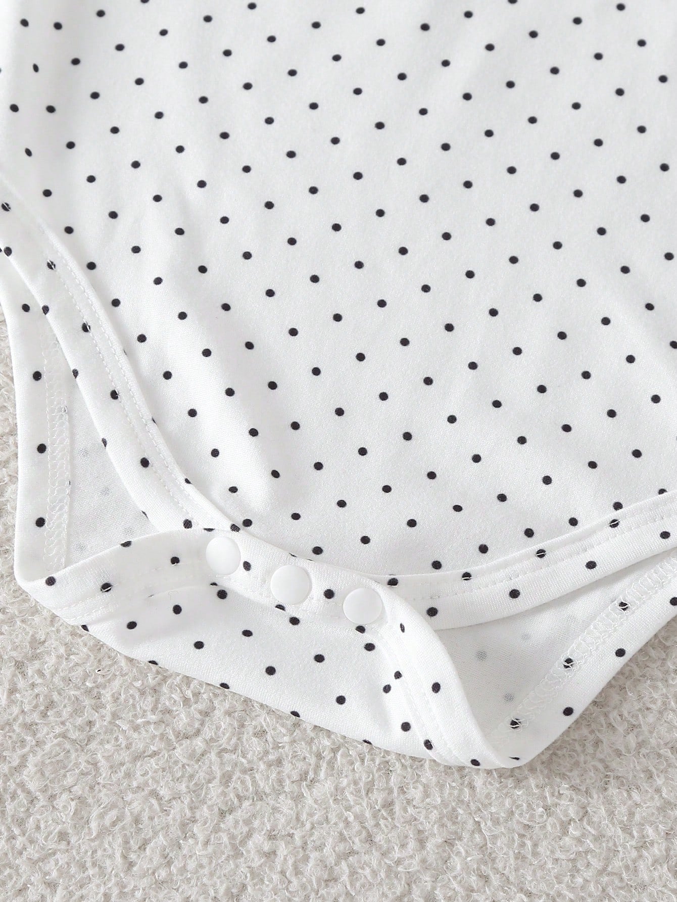 Playful Pals Baby Boy Romper Set, Black Polka Dot Short Sleeve Bodysuit With Shirt Collar And Black Bow Tie, Suspenders Shorts, 2-Piece Set, Cute Gentleman Style, Deep Blue, Suitable For Perform