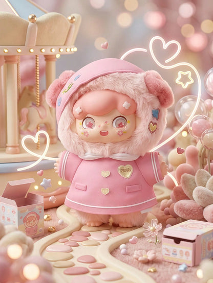 POKOJA LAND Blind Box(Non-Plush Filling)A Collection Of Floral And Fairy-Themed Figurine Boxes In A Pastoral Style, Featuring 6 Regular Designs And 1 Hidden Style Character Figurine, With A Color Sche