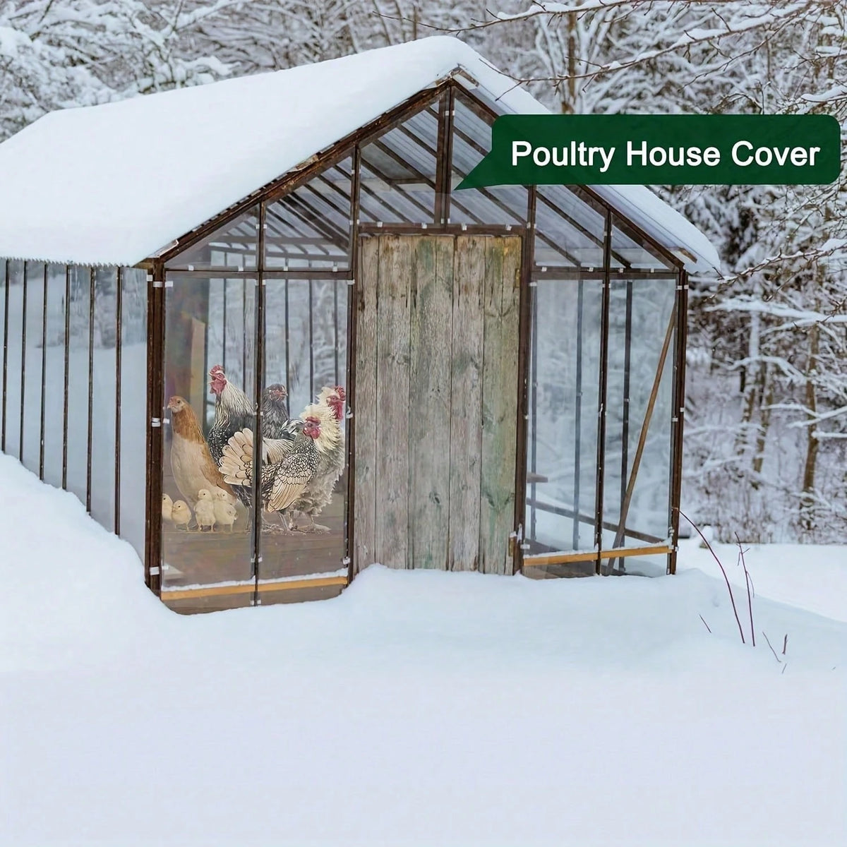 [Porch Transparent Rain Shield Curtain] Transparent Material Rain Shield Curtain With A Sealed Ring Structure For Excellent Waterproof Effect. Installed On The Porch, It Effectively Blocks Rainwater F