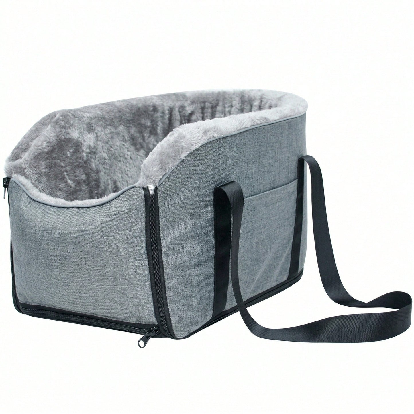Portable Console Dog Car Seat Detachable Pet Safety Booster Seat Washable With Adjustable Safety Belt&Soft Cushion For Small Cats Pets Up To 13lbs Travel