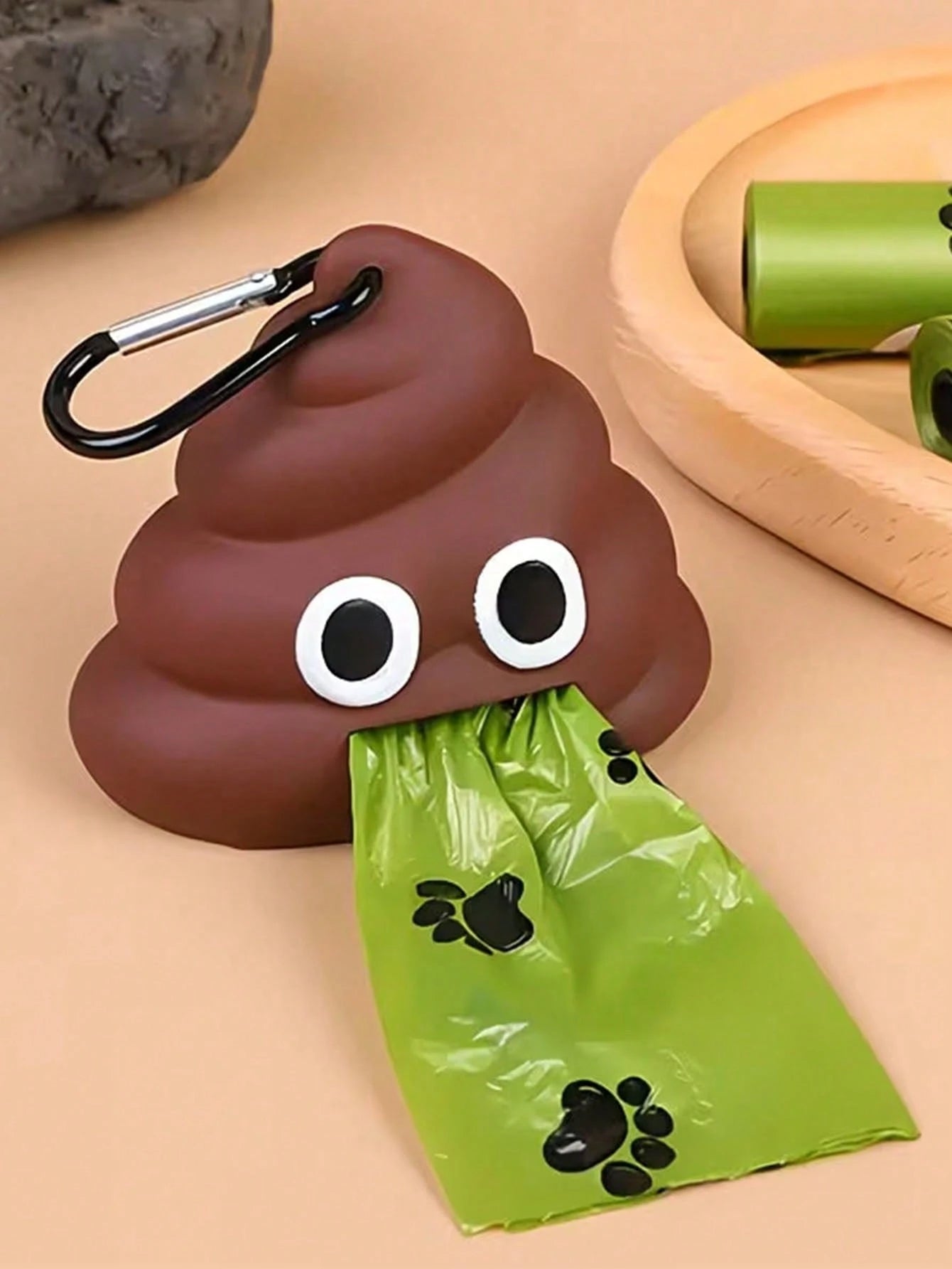 Portable Pet Waste Bag Dispenser, Fashion Design, Dog Poop Bags, Dog Walking Training Cleaning Bags, Trash Bag Dispenser, Can Be Tied Around Waist, Suitable For Storing Dog Poop Bags During Dog Walkin