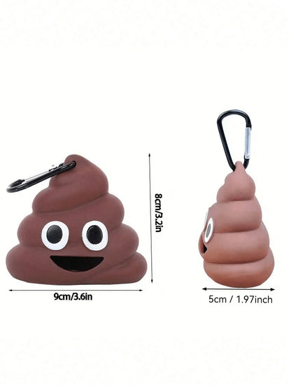 Portable Pet Waste Bag Dispenser, Fashion Design, Dog Poop Bags, Dog Walking Training Cleaning Bags, Trash Bag Dispenser, Can Be Tied Around Waist, Suitable For Storing Dog Poop Bags During Dog Walkin