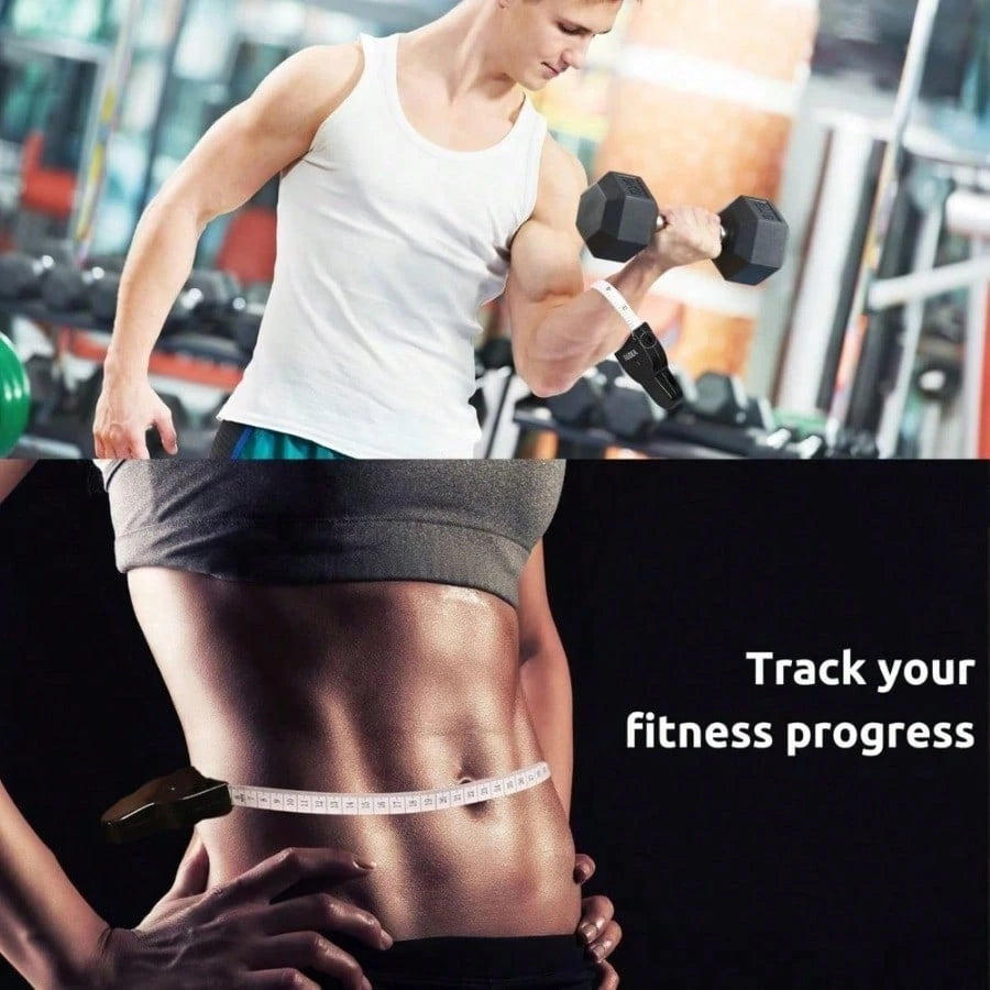 Portable Plastic Fitness Tape Measure 150cm/60in, Easy-To-Use Soft Ruler For Measuring Body Circumference Of Arms Legs Waist Chest, Flexible Retractable Tape For Student Home Gym Use