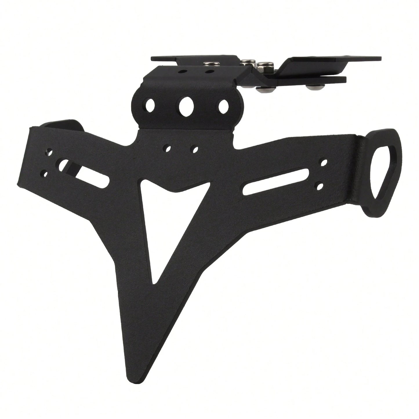 PowerMotor Motorcycle License Plate Holder Mounting Bracket Tail Tidy Fender Eliminator For MT 07 FZ 07 MT-07 FZ-07 2013-2024 Street Bike Modification Parts