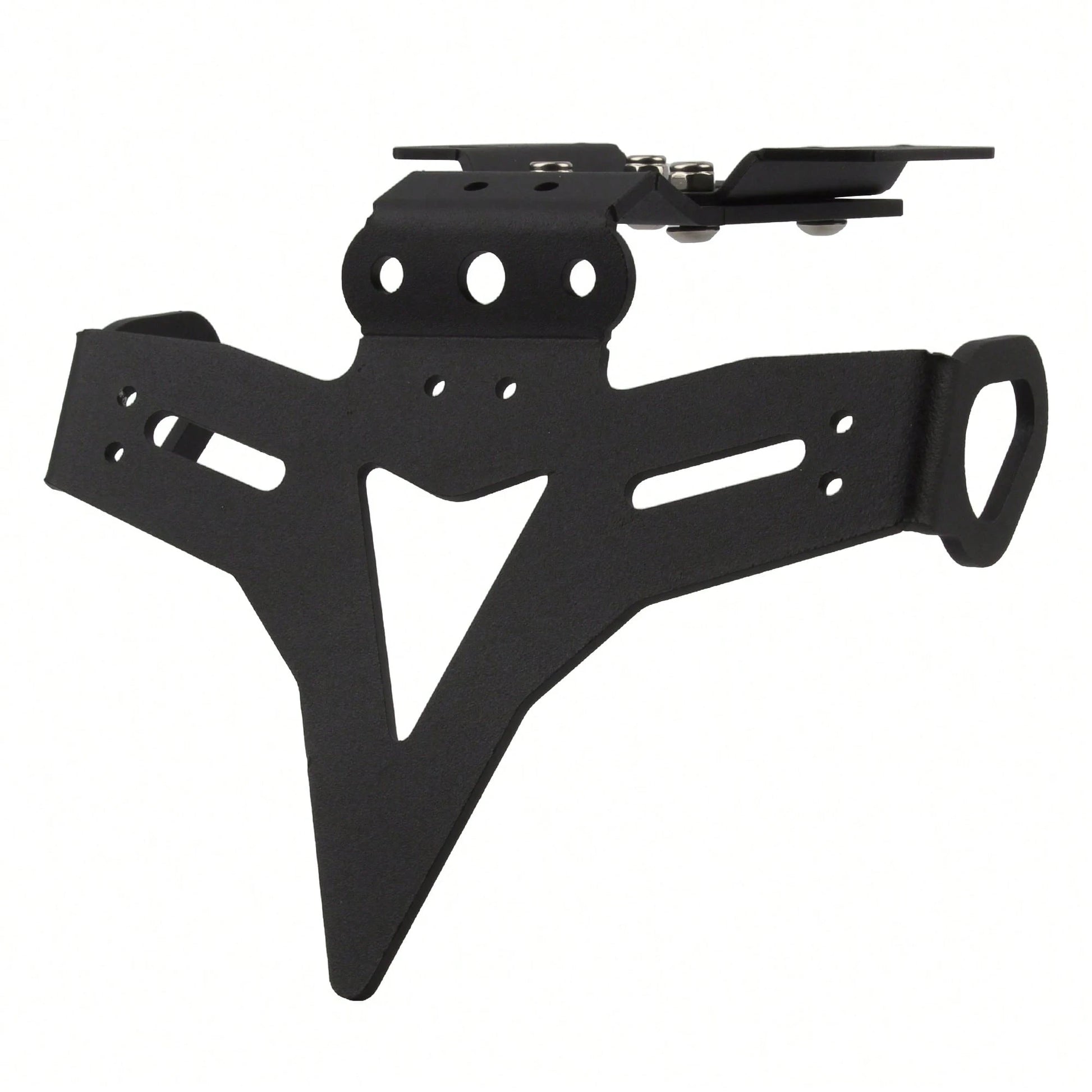 PowerMotor Motorcycle License Plate Holder Mounting Bracket Tail Tidy Fender Eliminator For MT 07 FZ 07 MT-07 FZ-07 2013-2024 Street Bike Modification Parts