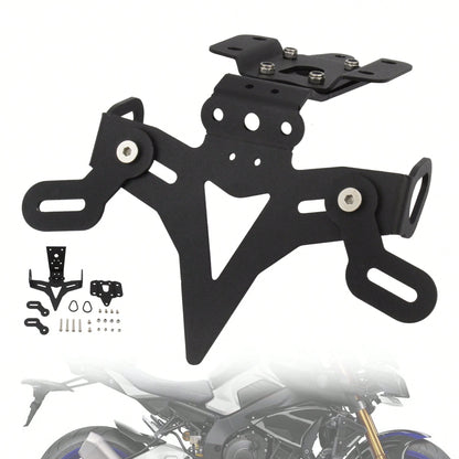 PowerMotor Motorcycle License Plate Holder Mounting Bracket Tail Tidy Fender Eliminator For MT 07 FZ 07 MT-07 FZ-07 2013-2024 Street Bike Modification Parts